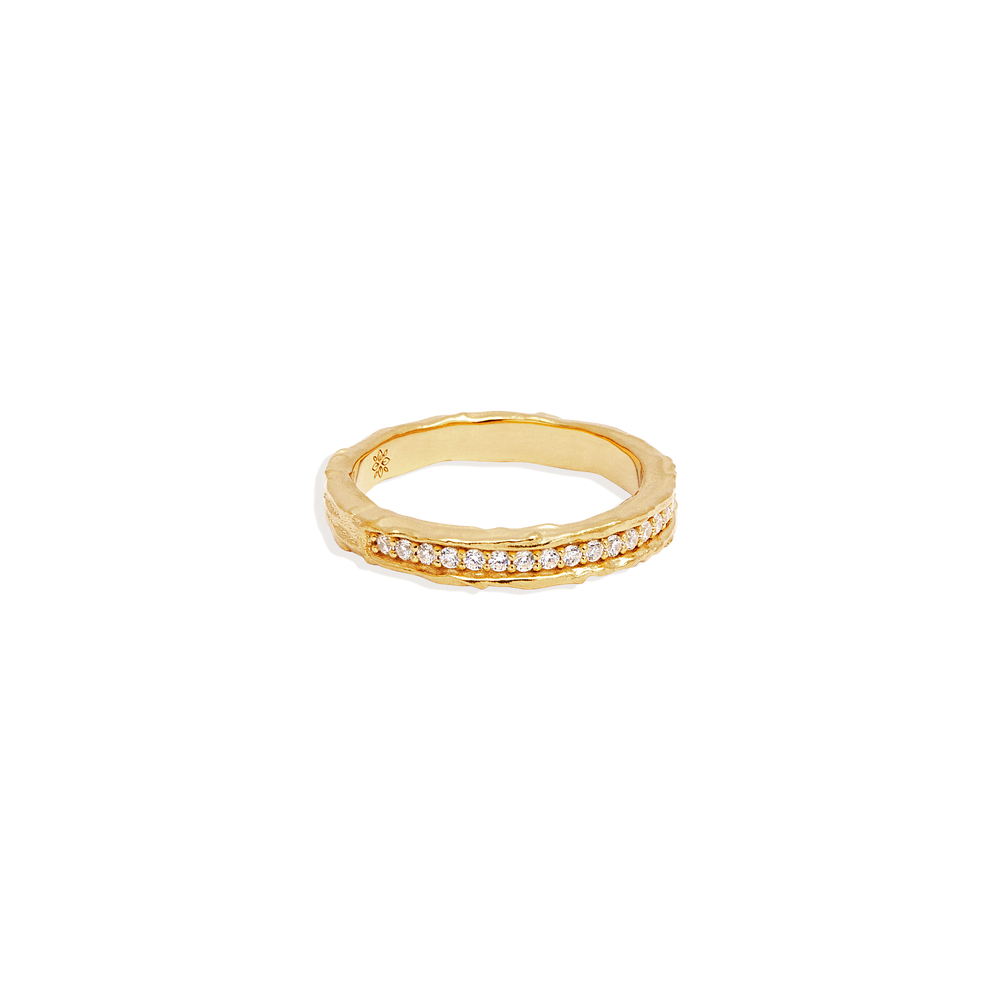 By Charlotte - Sunkissed Horizon Ring in Gold