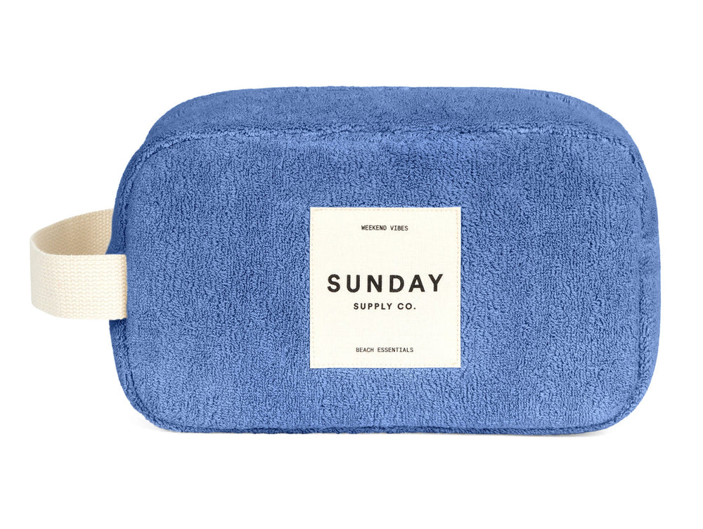 Sunday Supply Co - Towelling Accessories Pouch in Pacific