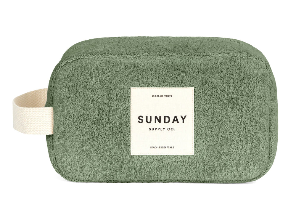 Sunday Supply Co - Towelling Accessories Pouch in Tallow