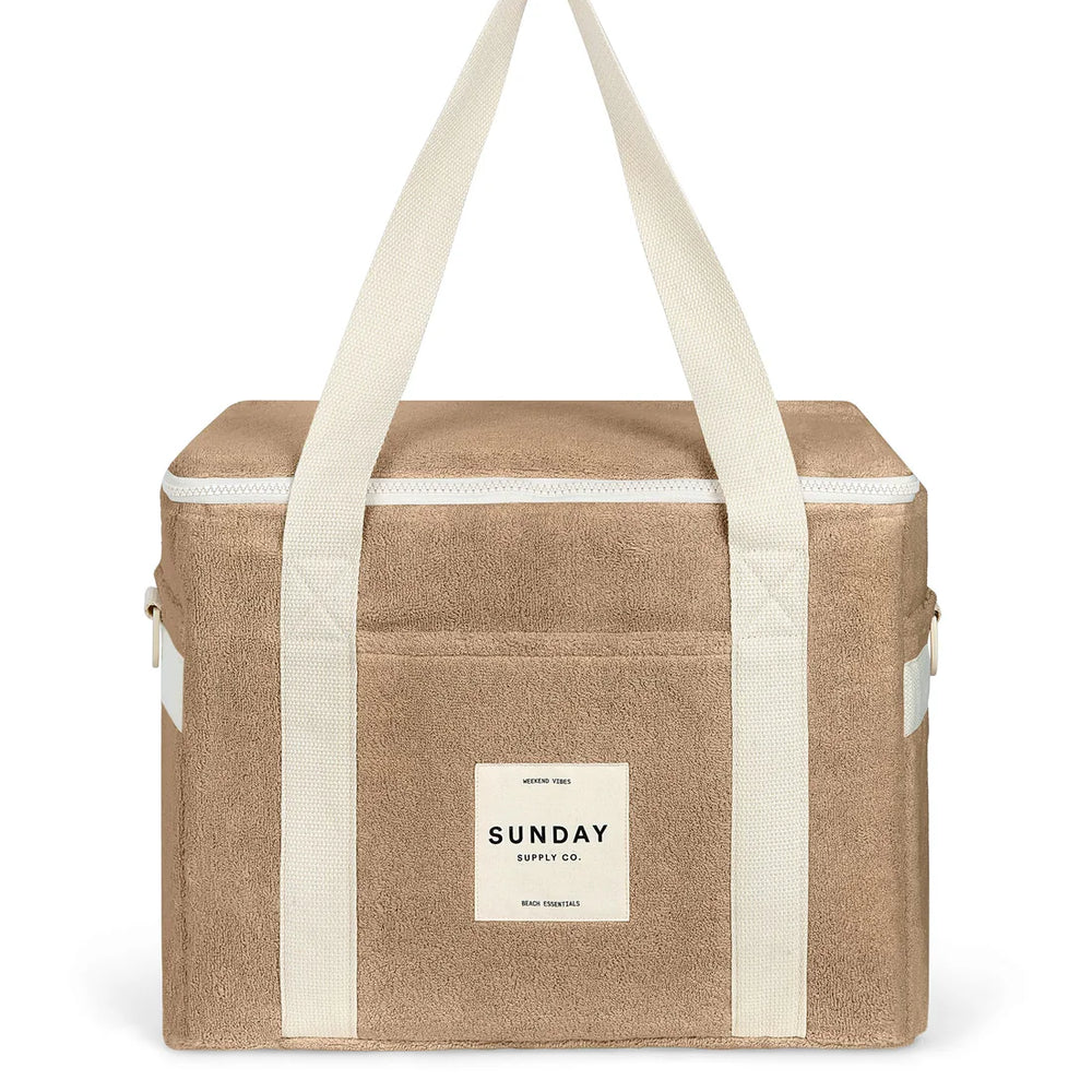 Sunday Supply Co - Towelling Cooler Bag in Husk