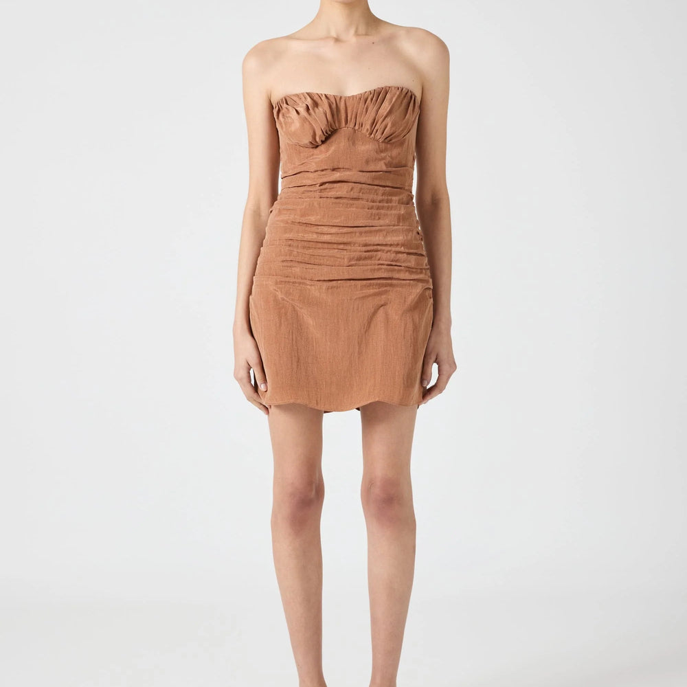 
                      
                        Third Form - Eclipse Mini Dress in Rust
                      
                    