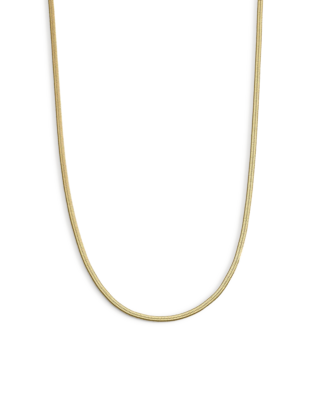 Kirstin Ash - Elemental Herringbone Chain in Gold