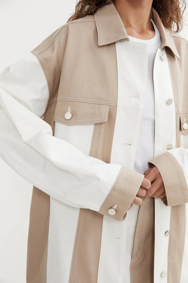 
                      
                        Blanca - Quinn Jacket in Beige
                      
                    