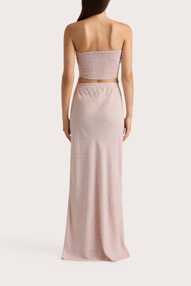 
                      
                        Faithfull The Brand - Menton Maxi Skirt in Oliander Floral/ White Blush
                      
                    