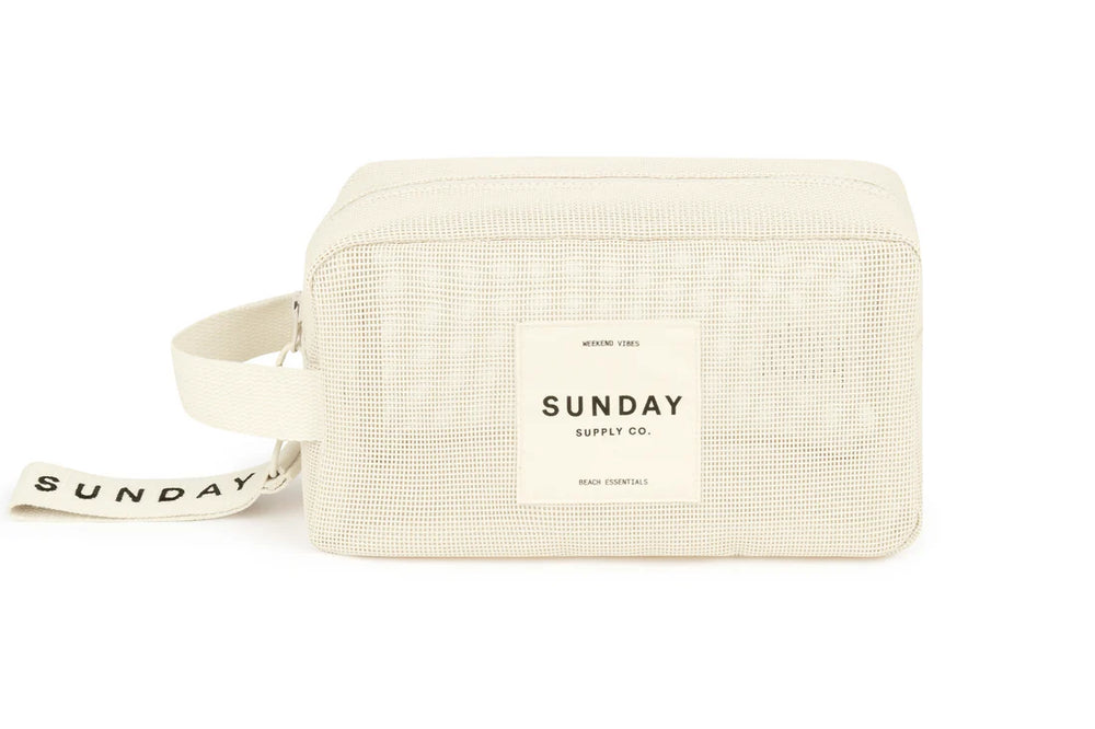 Sunday Supply Co - Mesh Accessories Pouch in Dunes