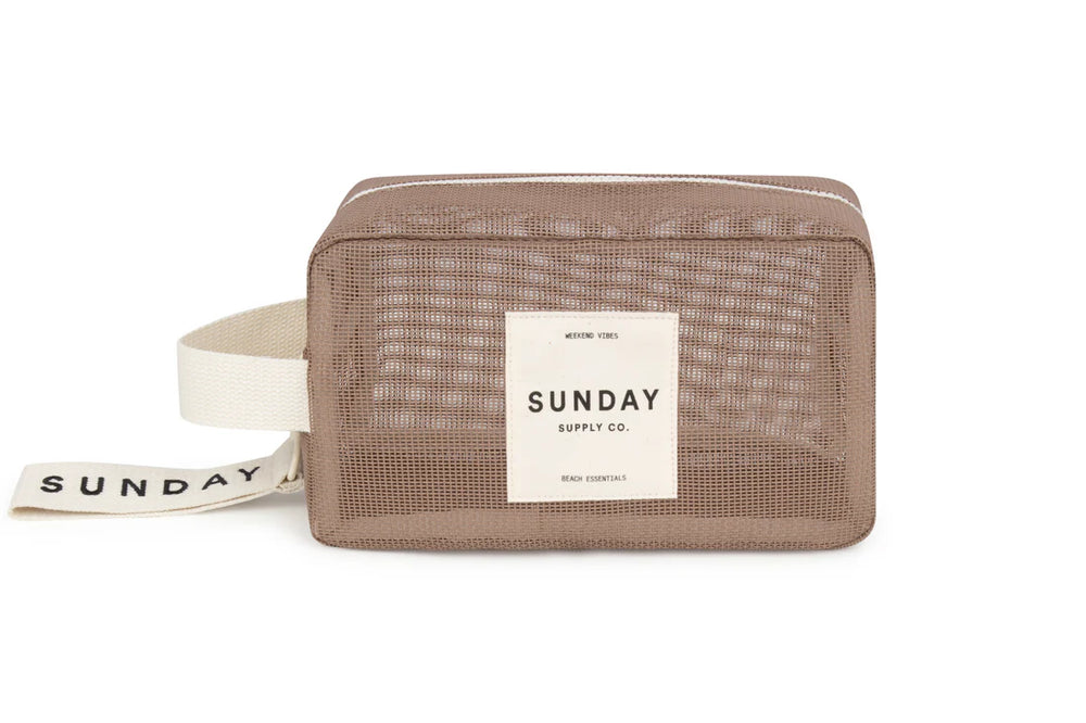 
                      
                        Sunday Supply Co - Mesh Accessories Pouch in Husk
                      
                    