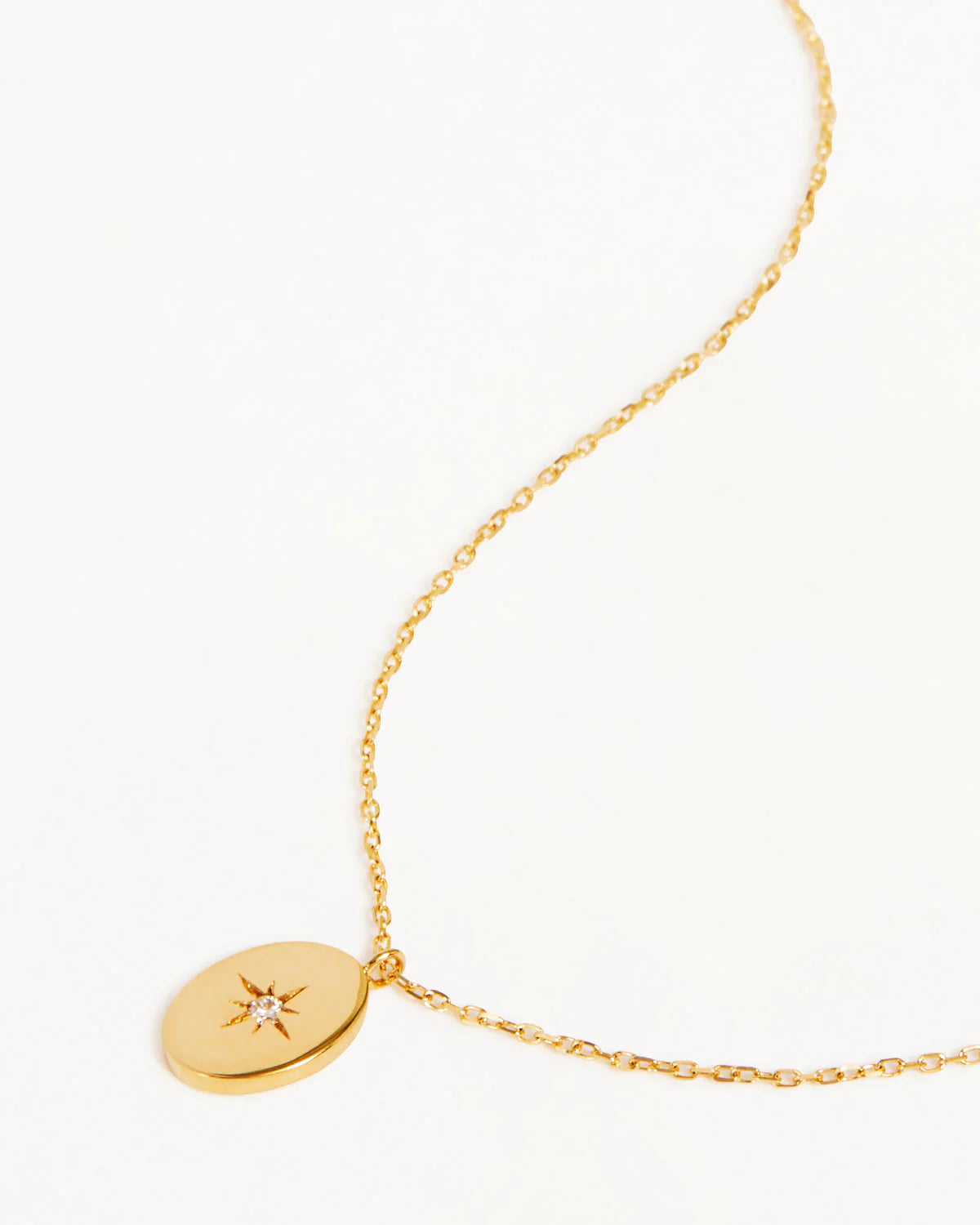 By Charlotte - 14k Gold Shine Your Light Diamond Necklace