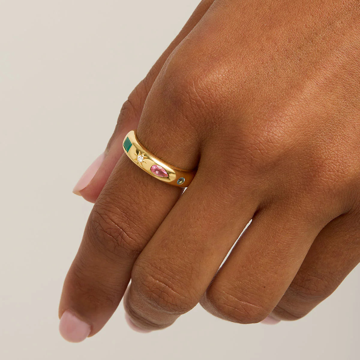 By Charlotte - Connect to the Universe Ring in Gold