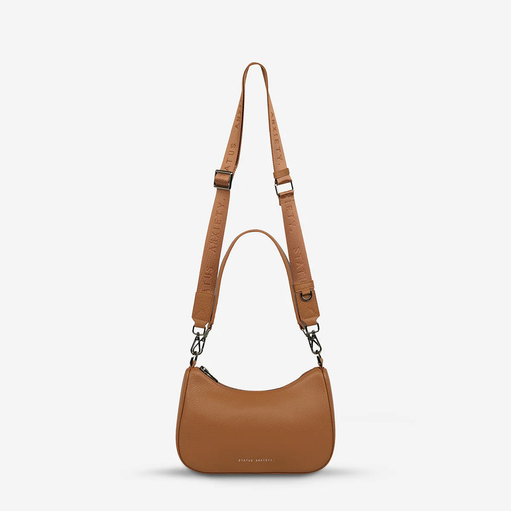 
                      
                        Status Anxiety - Look Both Ways Bag in Camel
                      
                    