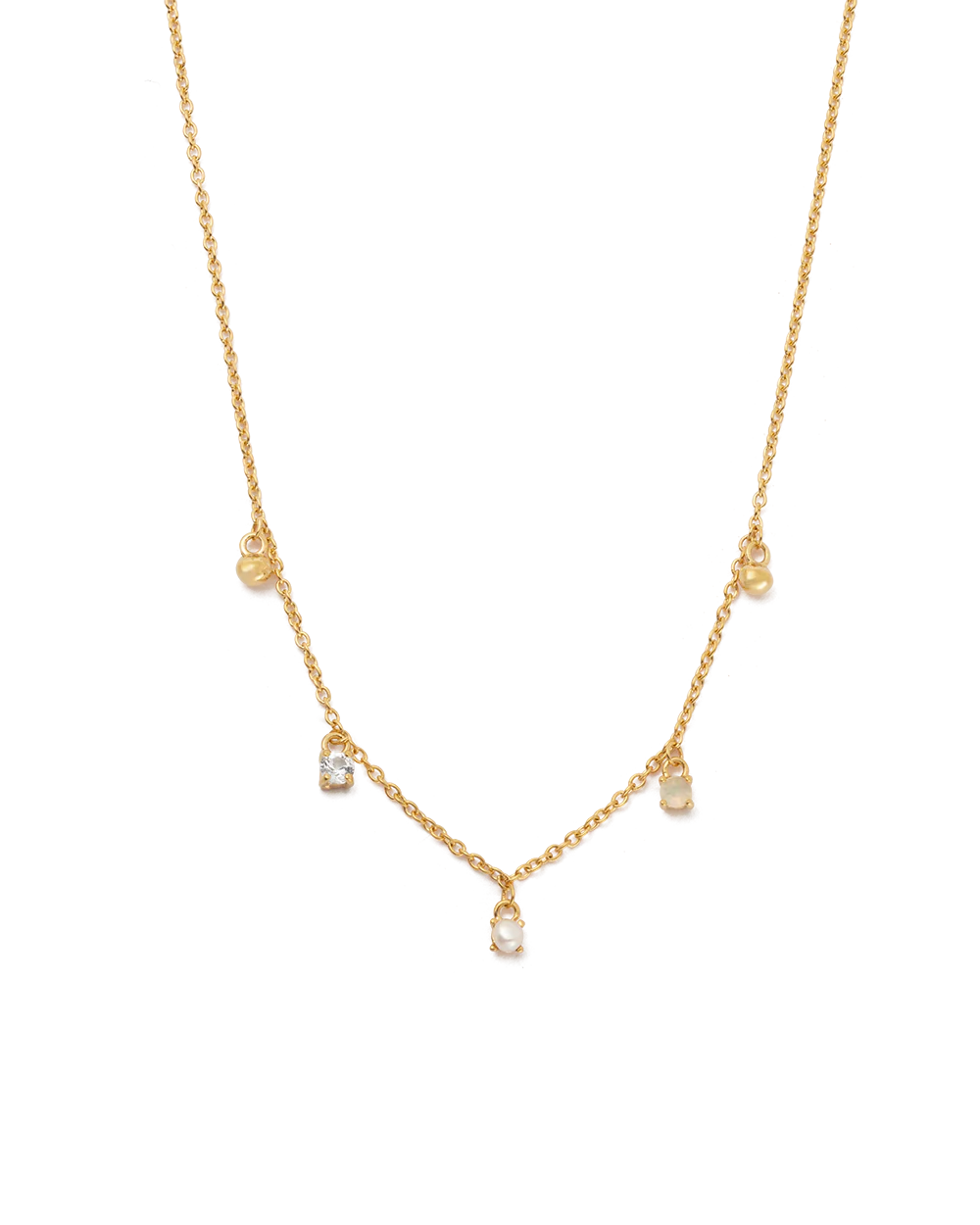 Kirstin Ash - Sunrise Opal Necklace in Gold