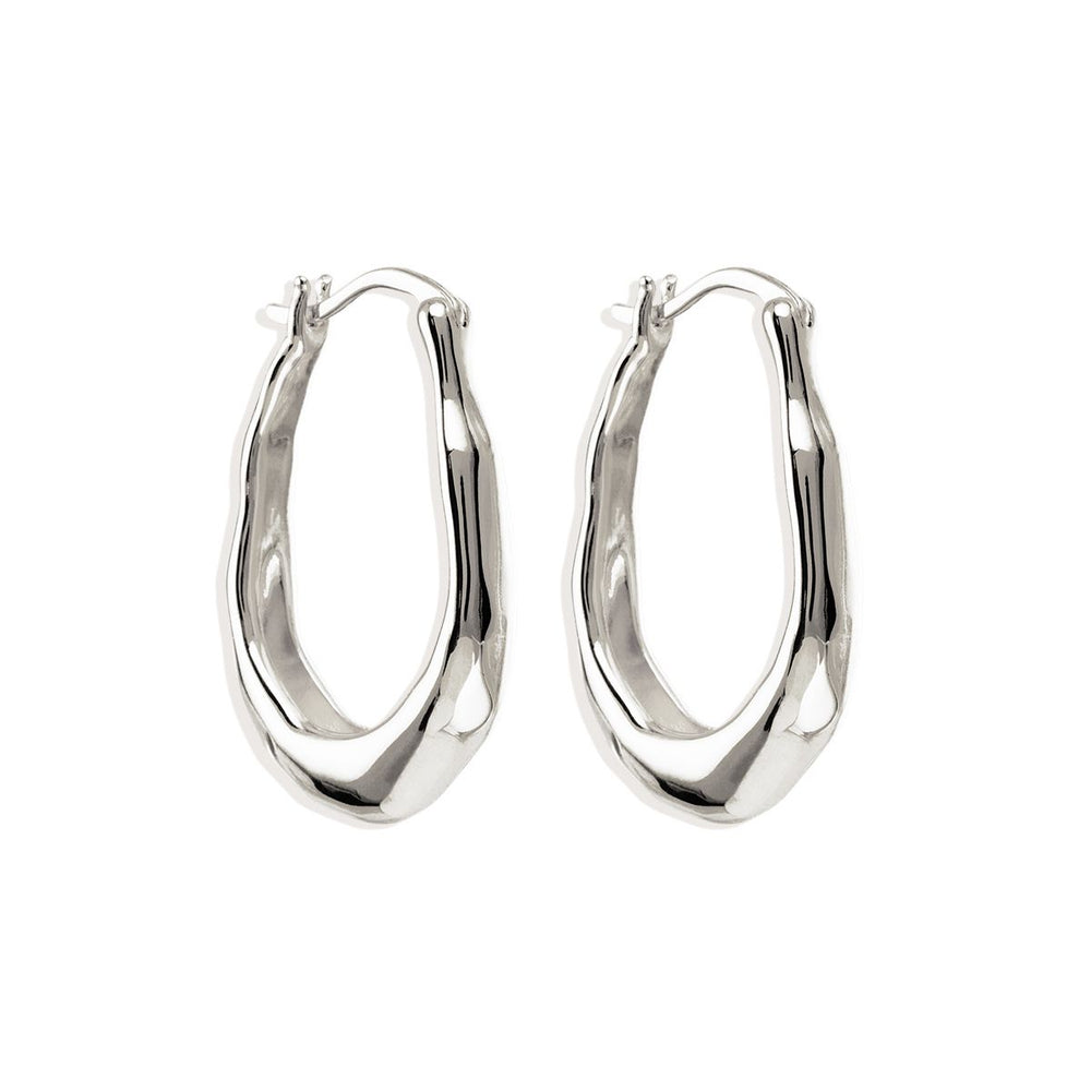 
                      
                        By Charlotte - Radiant Energy Hoops in Silver - Large
                      
                    