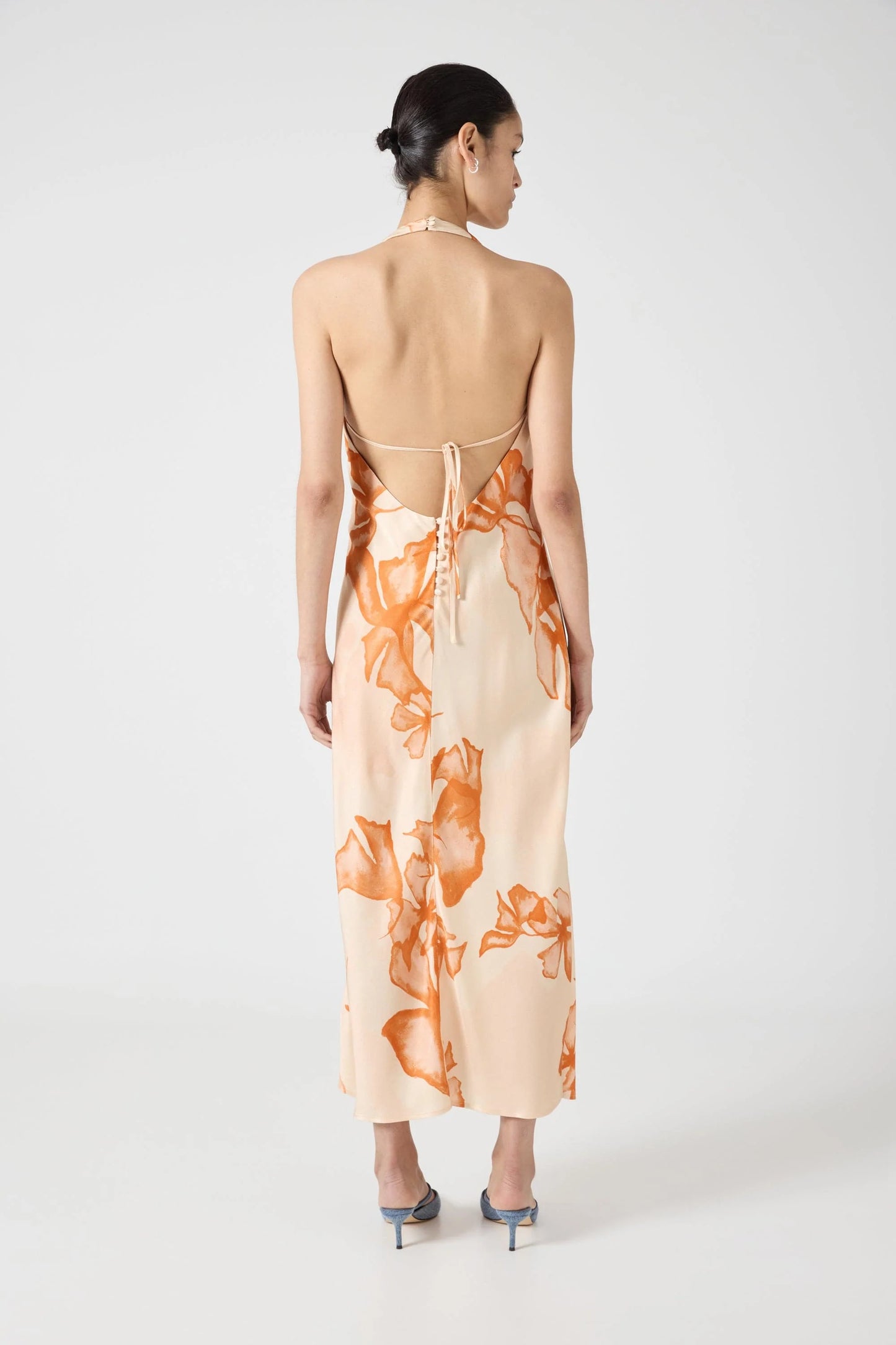 Third Form - Wanderer Halterneck Dress in Floral