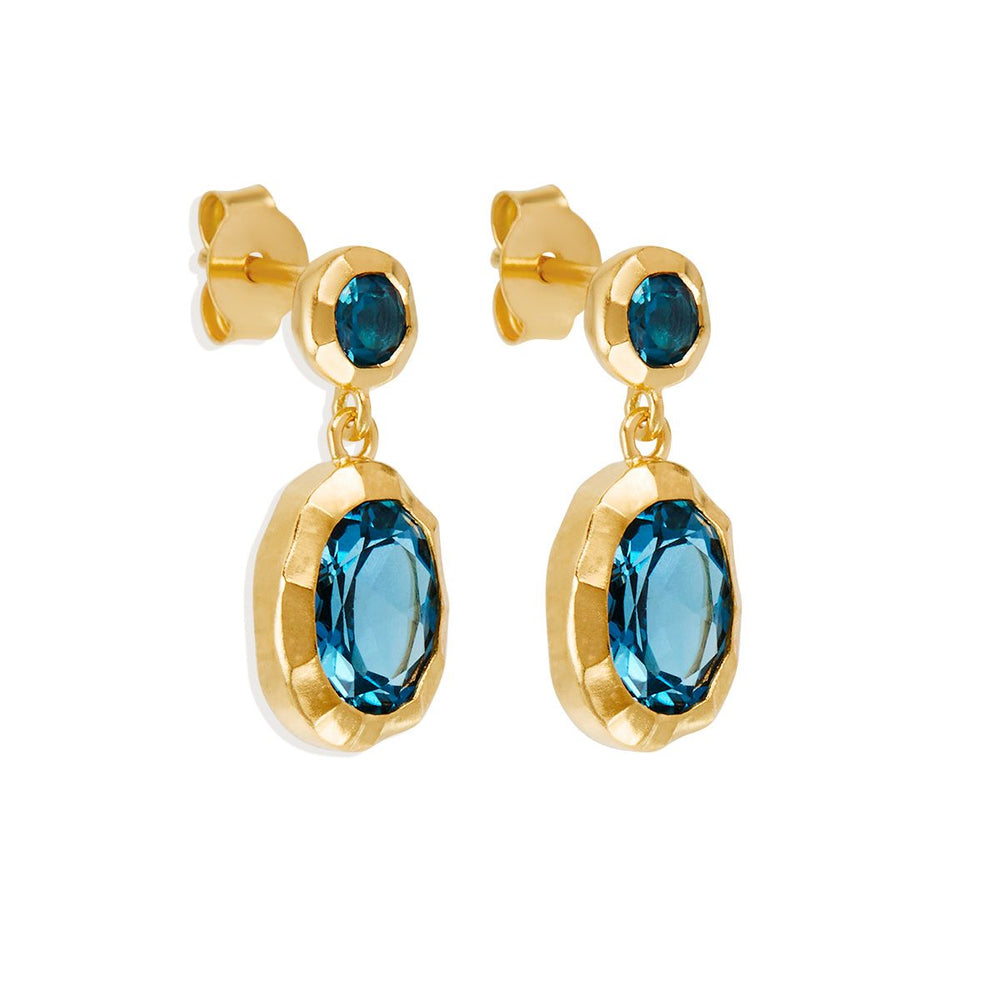 
                      
                        By Charlotte - Sacred Jewel Topaz Earrings in Gold
                      
                    