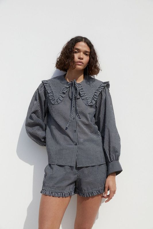 Blanca - Maja Shirt in Blue Gingham