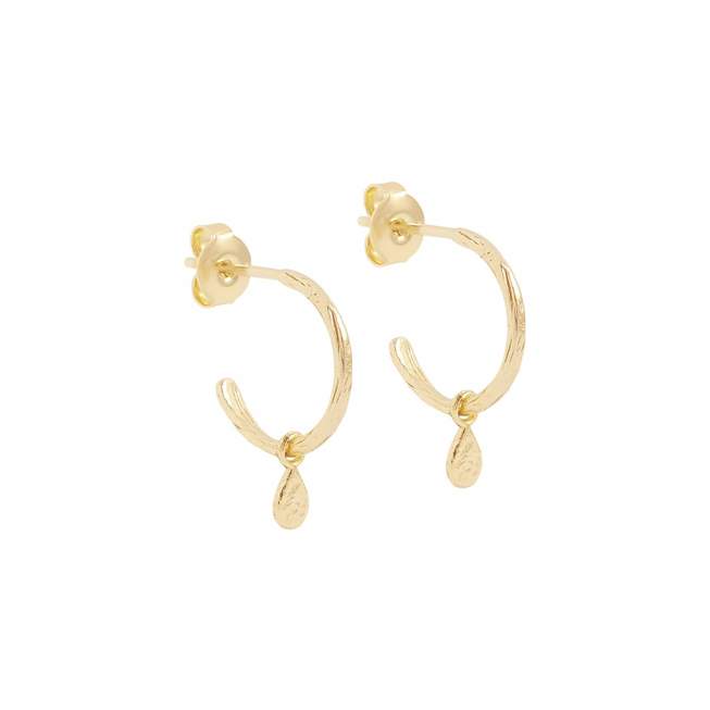 By Charlotte - Grace Hoops in Gold