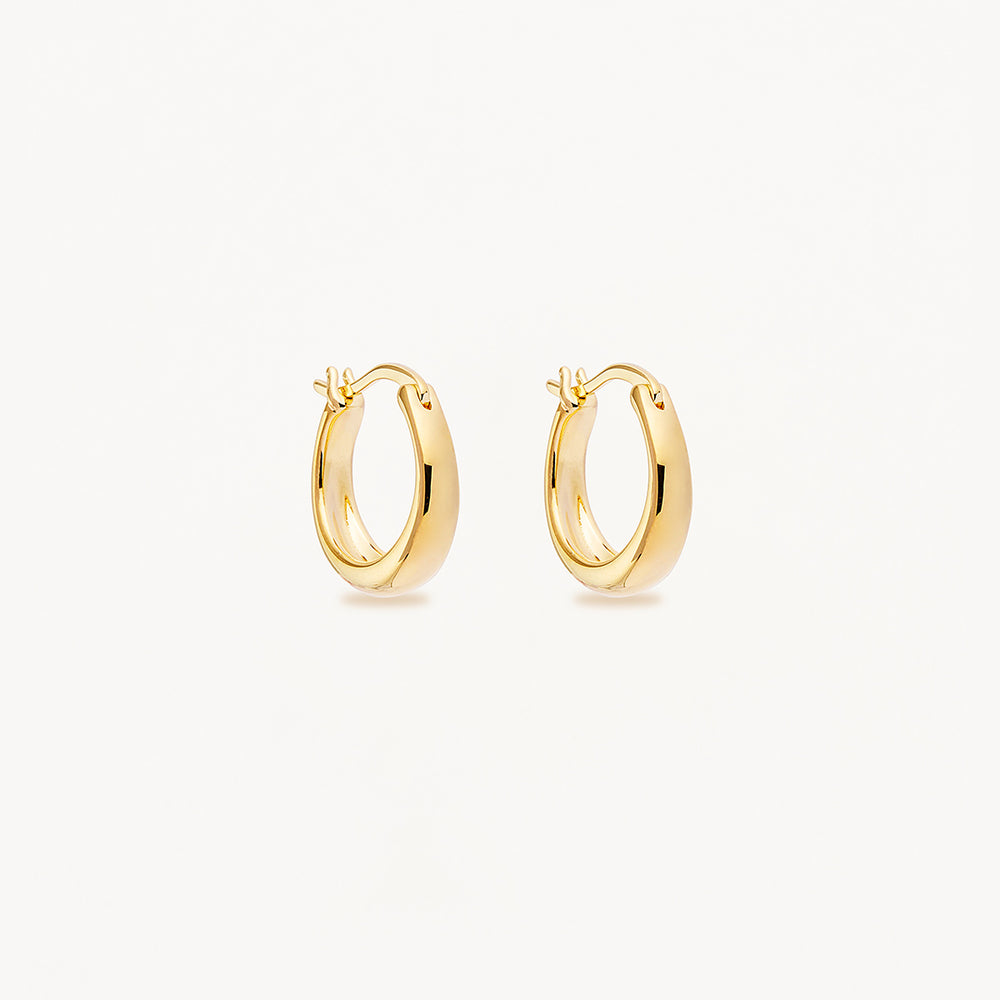 By Charlotte - Infinite Horizon Hoops in Gold - Small