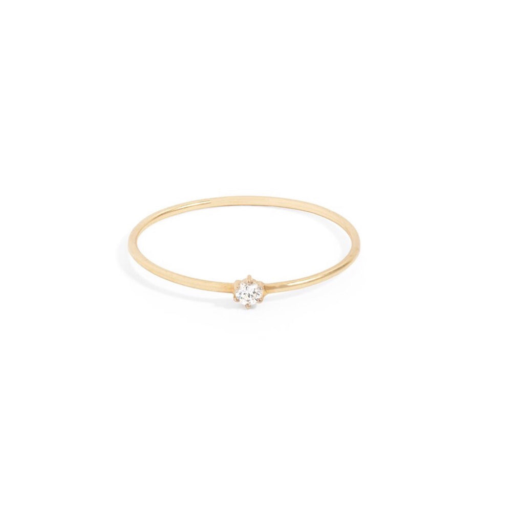 By Charlotte - 14kt Gold Sweet Droplet Ring - Emte Boutique