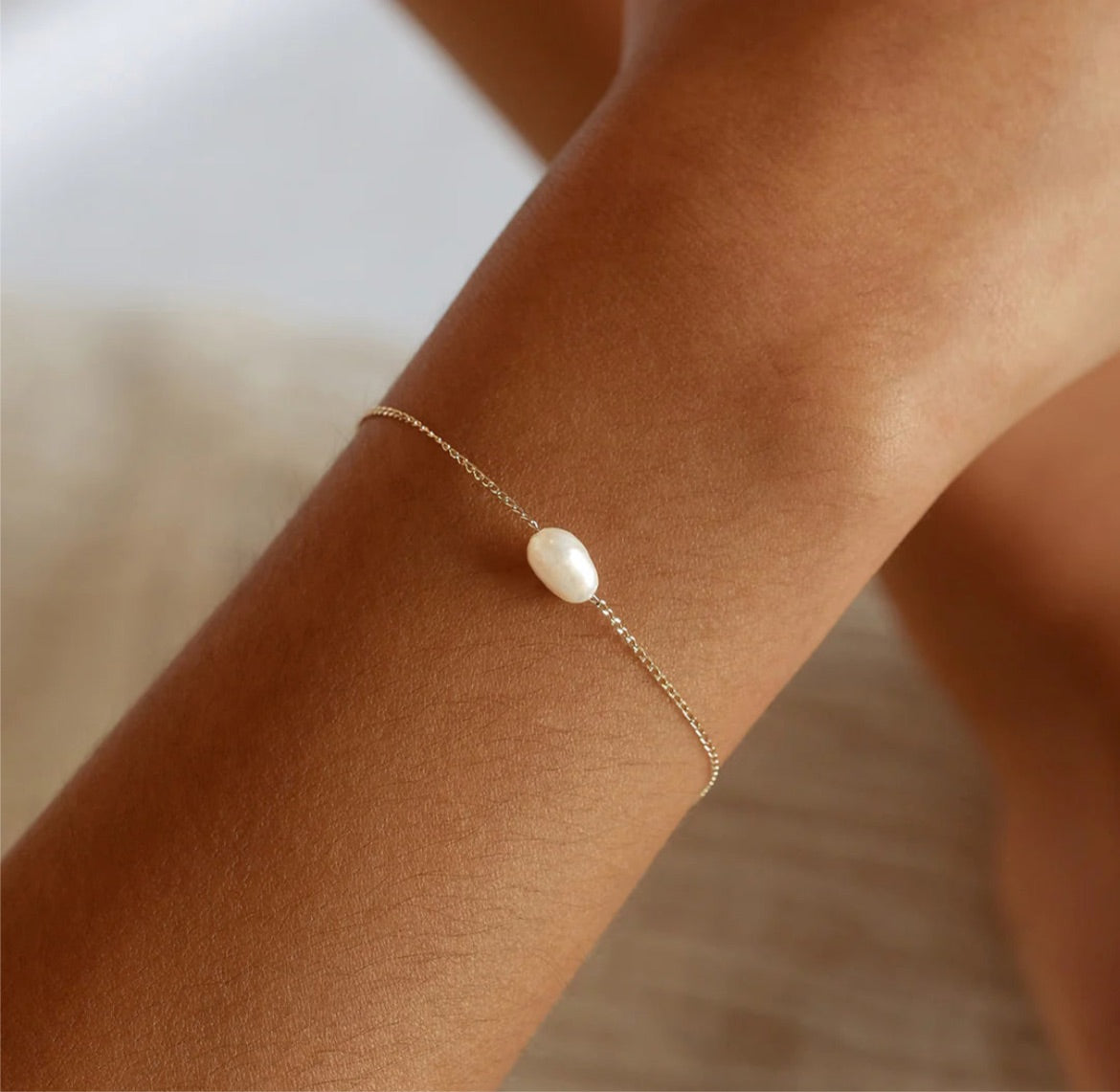 By Charlotte - 14k Gold Tranquility Bracelet