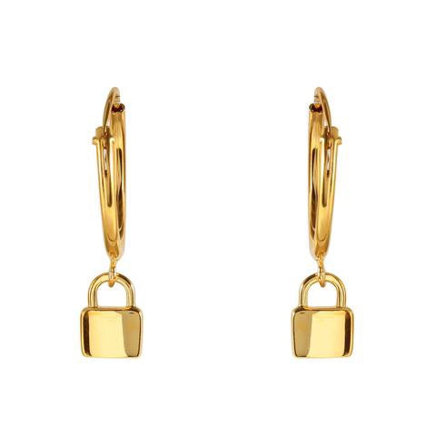 Midsummer Star - Padlock Sleepers in Gold - Emte Boutique